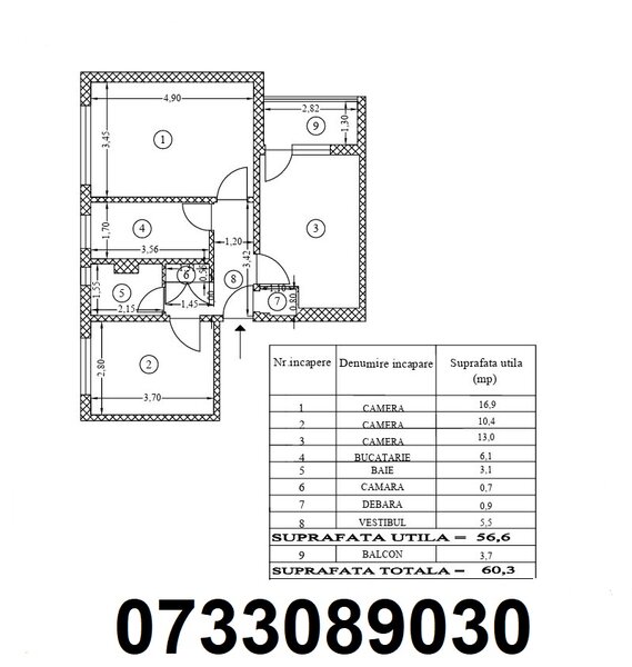 Berceni, Str. Straduintei Apartament